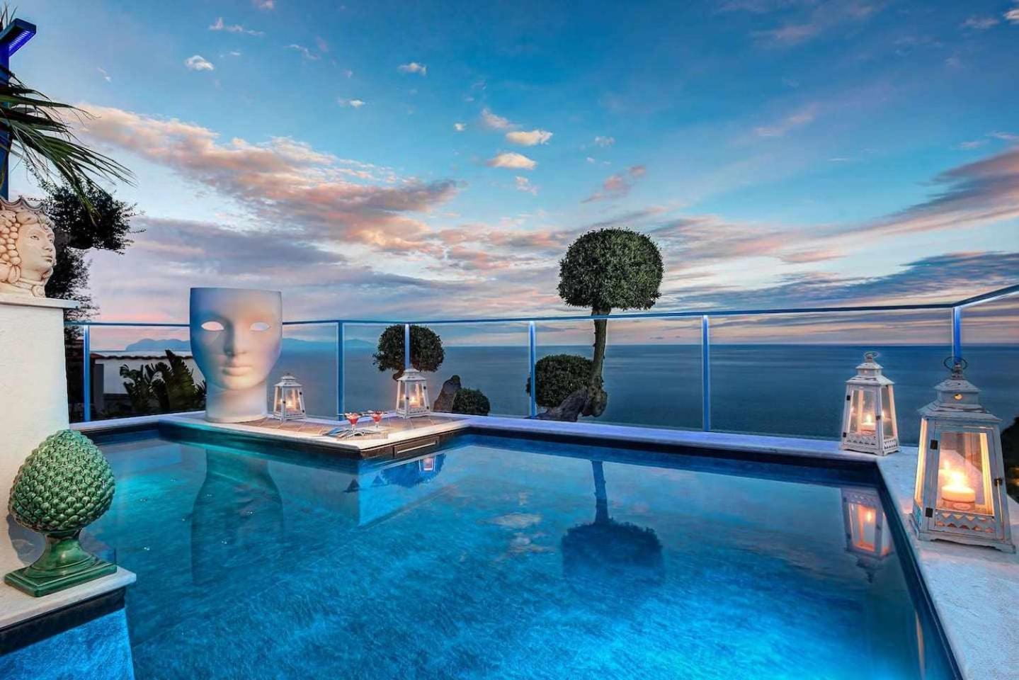 Villa Islamorada Pool And Sea View ماسّا لوبْرينسِ المظهر الخارجي الصورة